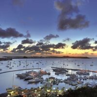 caribbean blue yacht