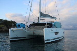 caribbean blue yacht